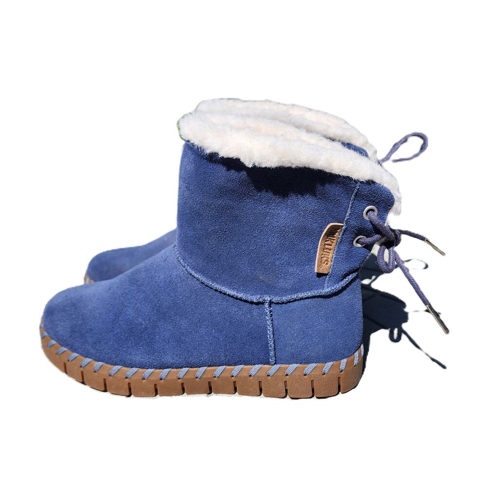 MUK LUKS Flexi Albany Suede Shearling Winter Boots 6 - Picture 10 of 11